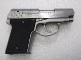 AMT Back-Up Pistolet inox des années 80, modèle de poche en 45ACP, en très bon état, AMT fabriquait l'Automag, ici cette arme est vendue avec sa boîte...