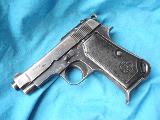 Beretta 1934 Petit pistolet en 9 court, fabriqué en 1956, simple action, chien rond, éjection verticale, arrêtoir de culasse par le magasin (c'est le magasin qui...