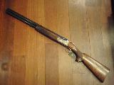 Bettinsoli Chasse Très beau fusil superposé de chasse avec gravure...